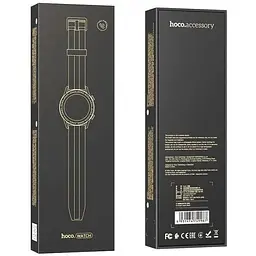 Смарт-годинник Hoco Y2 з функцією відповіді на дзвінок Smart Watch Black - мініатюра 5