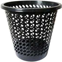 Смітник ММ-ПЛАСТ 10л чорний офісний d29 h28 арт.Od10black пластик