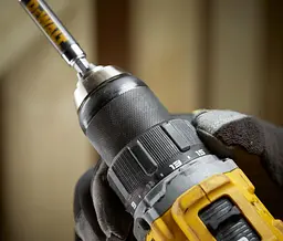 DeWALT Дриль-шурупокрут XR Li-Ion 18В 74Нм 0-450-1650об/хв патрон 13мм 1.12кг кейс кейс без АКБ та ЗП - мініатюра 2