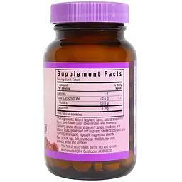 Мелатонін Bluebonnet Nutrition Earth Sweet Chewables зі смаком малини 5 мг 120 таблеток - мініатюра 2