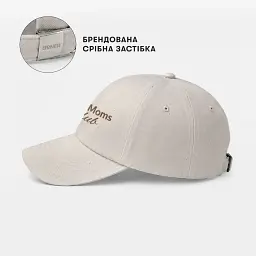 Кепка «Tired Moms Club» бежева - мініатюра 5