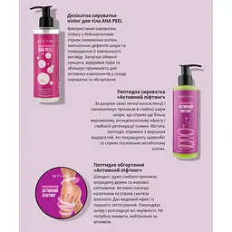 Антицелюлітний пептидний набір з пілінгом Пілінг+Сироватка+Обгортання Reclaire cosmetics - мініатюра 2