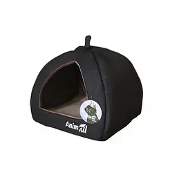 Будиночок AnimAll Piter S для собак сірий 38×38×29 см