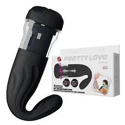 Мастурбатор Pretty Love Breton multifunction (чорний) - мініатюра 2