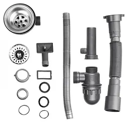 Мийка кухонна Brinex 5080-L 0.6 мм, накладна BRIN5080LSAT06 - мініатюра 6