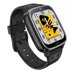 Розумний годинник-телефон для дітей Lemfo D-57 Max з GPS, 4G відеозв’язком, SIM-картою та функцією прослуховування Чорний - мініатюра 3