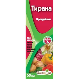 Протруйник Тирана к.с. 50 мл, Сімейний Сад
