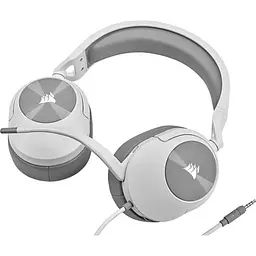 Ігрова гарнітура Corsair HS55 Stereo White (CA-9011261-EU) - мініатюра 5