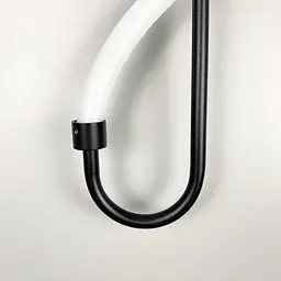 Настінний чорний світильник William Soft Line F WJ 221/1 BK - мініатюра 2