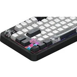 Клавіатура Dark Project ALU87 Bushido, Black/White, ENG/UA, USB, RGB підсвічування, кабель 1.8 м, 87 кнопки (DPKB_BUSHIDO_87_ANSI_UA) - мініатюра 4