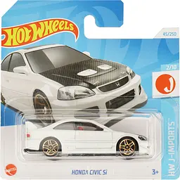 Базовая машинка Hot Wheels HW J-Imports Honda Civic белая (5785)  