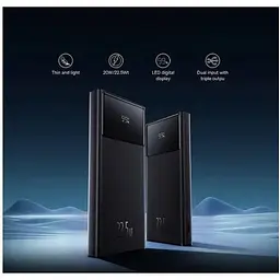 Зовнішній акумулятор Baseus Star-Lord Digital Display 30 W 10000 mAh P10022907113-00 - мініатюра 6