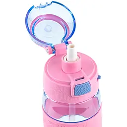 Пляшечка для води Kite 600 мл блакитно-рожева (K24-1201-3) - мініатюра 4