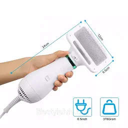 Фен-гребінець для вовни PET GROOMING DRYER WN-10 / Інструменти для грумінгу Переваги: 2 в 1 фен для волосся для домашніх тварин - мініатюра 7