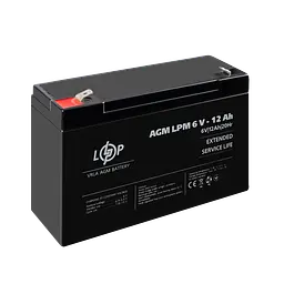 Акумулятор AGM LPM 6V - 12 Ah - мініатюра 4
