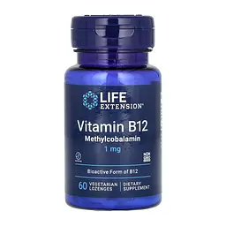 Вітамін B12 Vitamin B12 Methylcobalamin 1 мг 60 пастилок