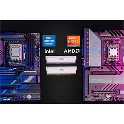 Модуль пам'яті DDR5 Crucial 2x16GB 6400MHz Pro OC White (CP2K16G64C38U5W) [147399] - мініатюра 7