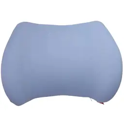 Подушка для попереку Yiwu Minimal Memory Foam 37х28х10 см матовий трикотаж блакитний - мініатюра 3