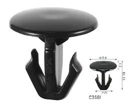 Кліпса для обшивки капота Honda (91532SJA003) (C3661)