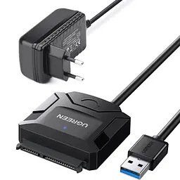 Перехідник Ugreen USB 3.0 Type-А to SATA III (F) CR108 (20611)