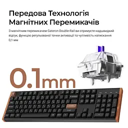 Клавіатура бездротова Keychron K10 HE Magnetic Switch Black RGB (K10H-F1-UA) - мініатюра 9