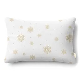 Дитяча постільна білизна фланель Cosas SNOWFLAKES GOLD CS1 110х140см (Flannel_SnowflakesGold_29Amber_140) - мініатюра 4