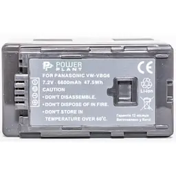 Акумулятор до фото/відео PowerPlant Panasonic VW-VBG6 (DV00DV1279) - мініатюра 2