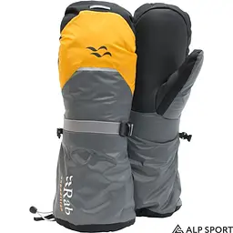 Верхівки Rab Expedition 8000 Mitts M Сірий-Жовтий - мініатюра 3