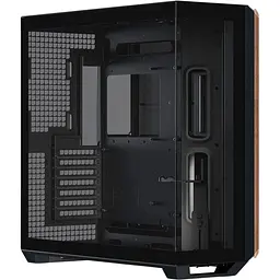 Корпус APNX V1-W Tempered Glass без БП Black/Wood (APCM-VI01103.11) - мініатюра 7