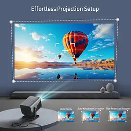HP Проєктор HP MC475 FHD, 200 lm, LED, 0.8, WiFi, Smart - мініатюра 7