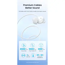 Навушники Vention Echo Lite 3.5mm In-Ear Wired White (GBAWAV) - мініатюра 9