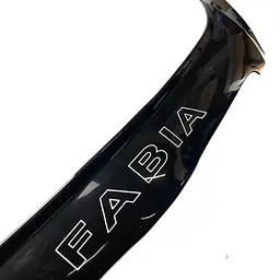 Дефлектор капота мухобійка Skoda Fabia II 2007-2010 Voron Glass - мініатюра 3