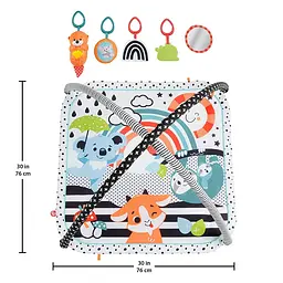 Килимок-ігровий центр 3 в 1 Fisher-Price Веселі розваги (HBP41) - мініатюра 2