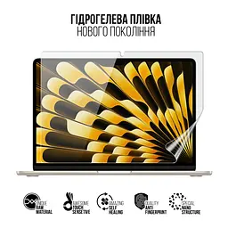 Гідрогелева плівка на ноутбук Apple MacBook Air 15.3"" M4 (2025) A3241 ArmorStandart захисна плівка для ноутбука прозора (ARM84841) - мініатюра 2