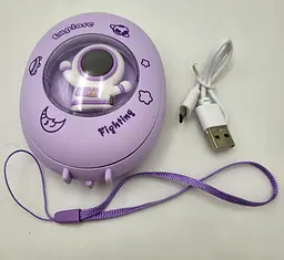 Кишенькова акумуляторна грілка обігрівач для рук нагрівач з USB зарядкою UKC AA21-1 фіолетовий - мініатюра 14