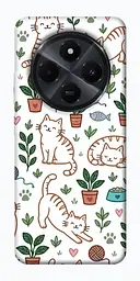 TPU чохол Demsky Cats pattern для Xiaomi Redmi 14C / Poco C75