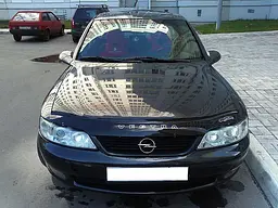 Дефлектор капоту мухобійка для Opel Vectra B 1996-2001 Євро Кріплення (Vip Tuning) OP11 - мініатюра 3