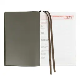 Діловий блокнот Leo Planner м'який А5 датований 2027 Velvet 252721 368 аркушів темно-зелений - мініатюра 5