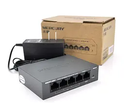 POE-комутатор Mercury MS05CP з 4 портами POE + 1 порт UP-Link 100 Мбіт - мініатюра 1