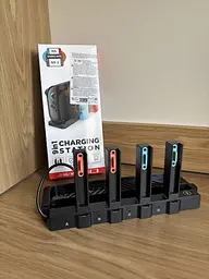 Зарядна док-станція YUANHOT 9-в-1 для контролерів Nintendo Switch 2, OLED, Original, Joy-Con двоспрямована магнітна станція чорна (SKU-032) - мініатюра 8