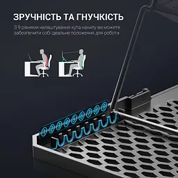 Охолоджувальна підставка для ноутбука GamePro Black (CP940) - мініатюра 5