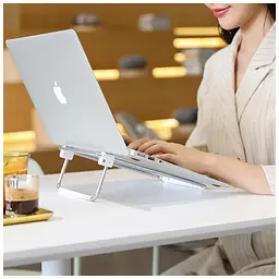 Підставка до ноутбука Ugreen LP230 Foldable Desktop Laptop Stand Silver (80348) - мініатюра 6