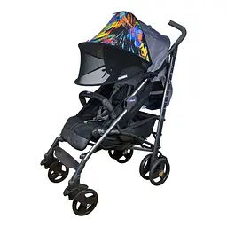 Козирок з сіткою на коляску та автокрісло Фарби Double Shade DoRechi Чорний + Жовтий - мініатюра 4
