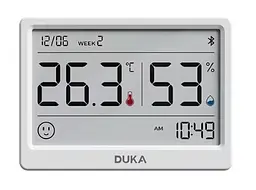 Датчик Термометр гігрометр + годинник ATuMan TH2 Clock Thermometr Hygrometer (Китайська версія)