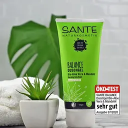 БІО-Гель для душу BALANCE Мигдаль та Алое SANTE 200 мл - мініатюра 2