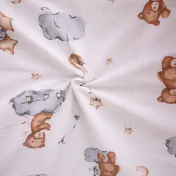 Дитяча постільна білизна MIRSON BABY фланель Teddy ballons 110х160см (2200012800782) - мініатюра 8