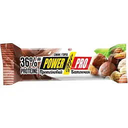 Уцінка. Протеїнові батончики Power Pro Protein Bar Nutella 36% Nut 1.2 кг (20 шт. x 60 г) 