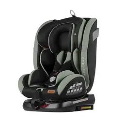 Автокрісло з поворотом ISOFIX TILLY Bliss Olive Green для дітей від народження до 12 років (9-36кг) Зелений