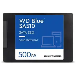 Твердотільний накопичувач SSD 500Gb Western Digital Blue SA510 (WDS500G3B0A)