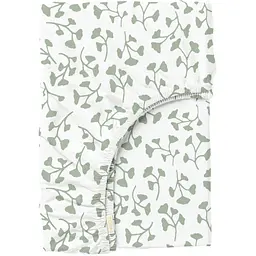 Простирадло Cosas на резинці в дитяче ліжечко 60х120 floret cs6, спаржа (FoliageMiniGreenWhite_120)